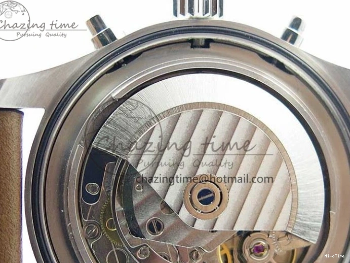 MIROTIME 0103 Pilot Chrono IW377726 ZF 1:1 Best Edition Green Dial on Brown Leather Strap A Trendsetting 7125